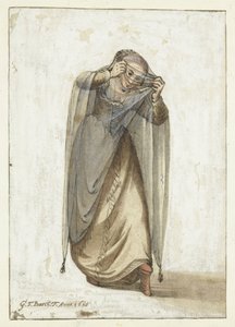 Venetiansk kurtisane av Gerard ter Borch