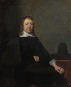 Portrett av en sittende mann, slutten av 1650-tallet eller begynnelsen av 1660-tallet.