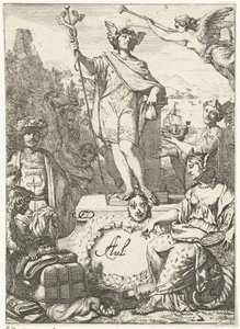Allegori om handel med Mercury av Gerard de Lairesse (rejected attribution)