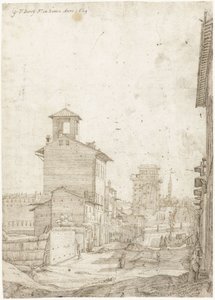 Utsikt over Via Panisperna til Santa Maria Maggiore, Roma