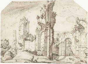 Ruinene av badene i Caracalla