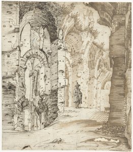 Ruinene av palassets understrukturer til Septimius Severus, Roma