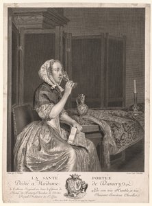 Drikker en skål. av Gerard ter Borch