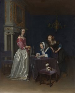 Curiosity, ca.1660-62 av Gerard ter Borch