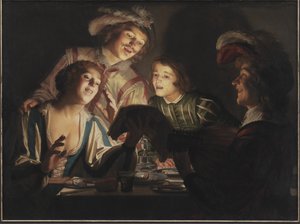 Musikalsk gruppe ved Candlelight