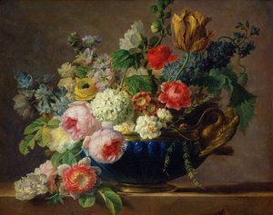 Vase med blomster