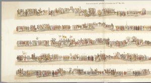 Historisk parade i Rotterdam Historisk prosesjon, holdt i Rotterdam 21. mai 1874 (tittel på objekt)