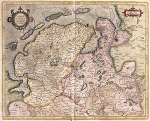 Emden og Oldenburg, Tyskland (gravering av Gerardus Mercator