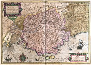 Frankrike (gravering av Gerardus Mercator