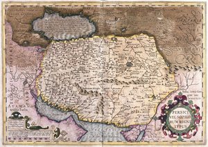 Irak og Afghanistan (gravering av Gerardus Mercator