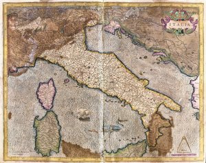 Italia (gravering