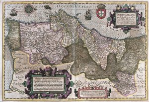 Portugal (gravering av Gerardus Mercator