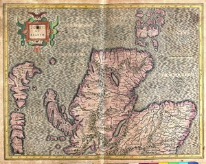 Sør-Skottland, Storbritannia av Gerardus Mercator