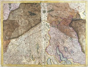 Sveits (gravering av Gerardus Mercator