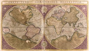 Kloden (gravering av Gerardus Mercator
