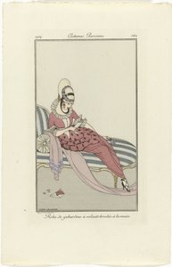Journal des Dames et des Modes, Costumes Parisiens, 1914, nr. 162: Gabardin (...) av Gerda Wegener