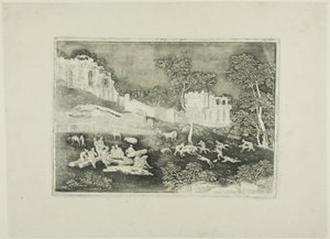 Villsvinjakt av Gerhard Janssen