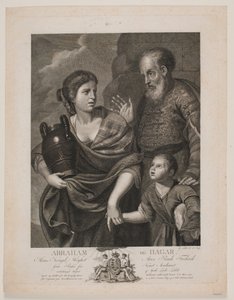 Abraham og Hagar av Gerhard Ludvig Lahde