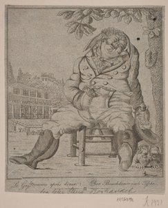 Gastronomen etter middagen av Gerhard Ludvig Lahde