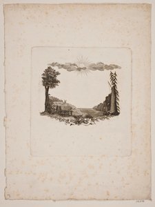 Vignette for det Kongelige Danske Land Husholdningsselskab av Gerhard Ludvig Lahde
