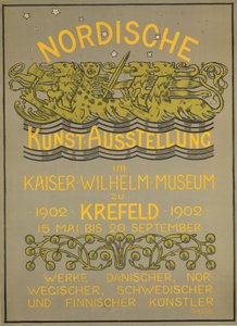 Nordische Kunstausstellung im Kaiser Wilhelm Museum 1902 av Gerhard Munthe