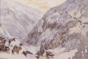 King Sverre at Vårstien (Drivdalen) av Gerhard Peter Frantz Vilhelm Munthe