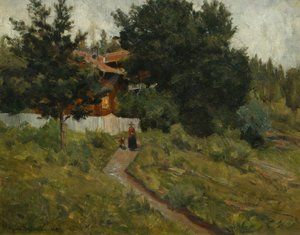 Kvinne og barn av Gerhard Peter Frantz Vilhelm Munthe