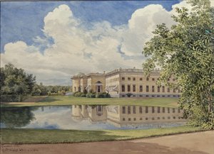 Alexanderpalasset i Tsarskoye Selo, 1831 av Gerhard Wilhelm Reutern von
