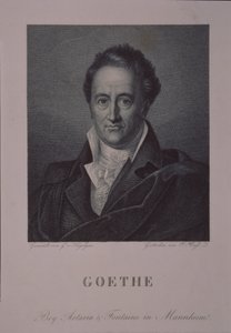 Portrett av forfatteren Johann Wolfgang von Goethe 1749-1832 av Gerhard von Kügelgen