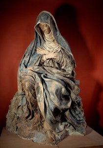 Virgin of Pain-skulptur av Germain Pilon (1535-1590) Paris fra 1500-tallet, Louvre-museet