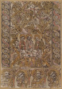 En talerstolklut med ekteskapet på Cana av German 15th Century