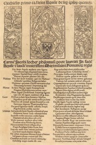 Allegori om ørnen og keiser Maximilian I av German 15th Century