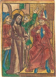 Før Kaifas av German 15th Century