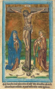 Kristus på korset av German 15th Century