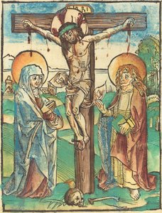 Kristus på korset av German 15th Century
