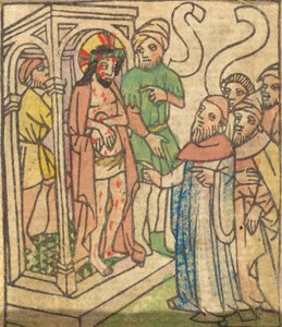 Ecce Homo [verso] av German 15th Century
