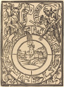 Mars og Venus av German 15th Century