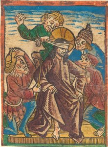 Hån mot Kristus av German 15th Century