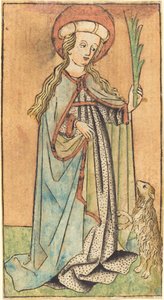 Sankt Agnes av German 15th Century