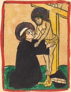 Sankt Bernhard av Clairvaux av German 15th Century