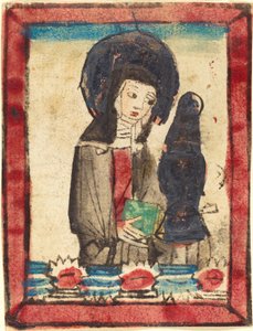 Saint Clare av Assisi av German 15th Century