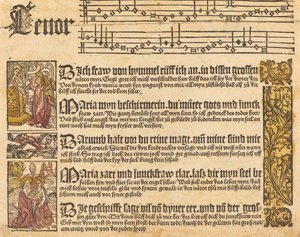 Sang til jomfruen av German 15th Century