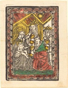 Tilbedelsen av magiene av German 15th Century