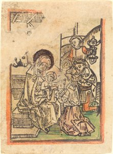 Tilbedelsen av magiene av German 15th Century