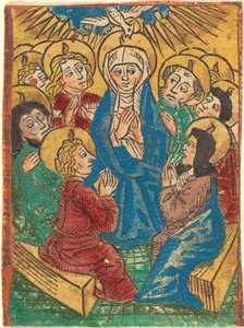 Den hellige ånds nedstigning av German 15th Century