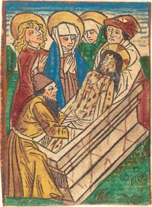 Gravleggingen av German 15th Century