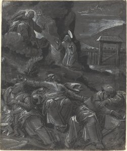 Kristus i Getsemane hage av German 16th Century
