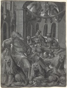 Daniel i løvenes hule [rett]