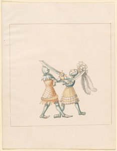 Freydal, The Book of Jousts and Tournament of Emperor Maximilian I: Combats on Foot (Jousts) (Volum III): Plate 154 av German 16th Century