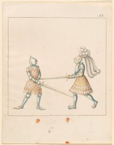 Freydal, The Book of Jousts and Tournament of Emperor Maximilian I: Combats on Foot (Jousts) (Volum III): Plate 163 av German 16th Century
